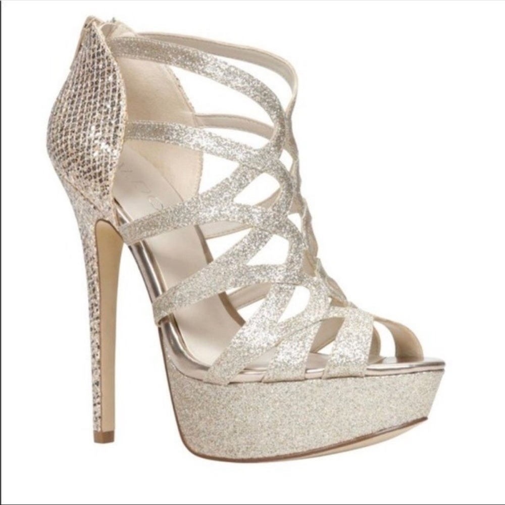 Aldo Sparkly Platform Heels